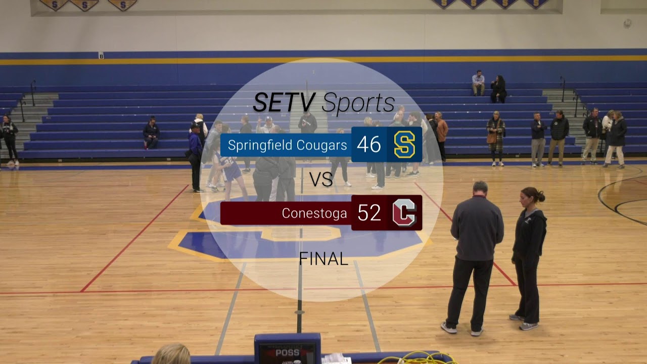 Springfield High School Girls Varsity Basketball vs Connestoga