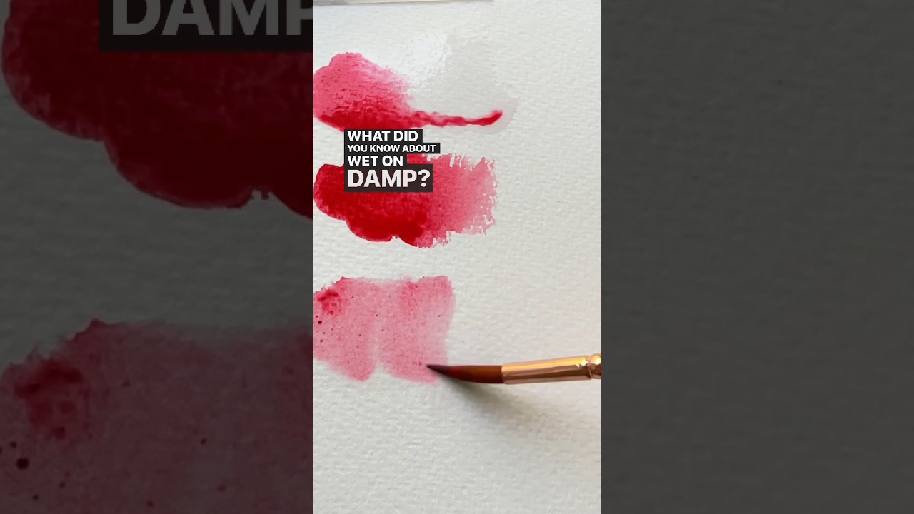 The most🤦🏻&zwj;♀️ignored watercolor technique! #watercolorforbeginners #watercolorart