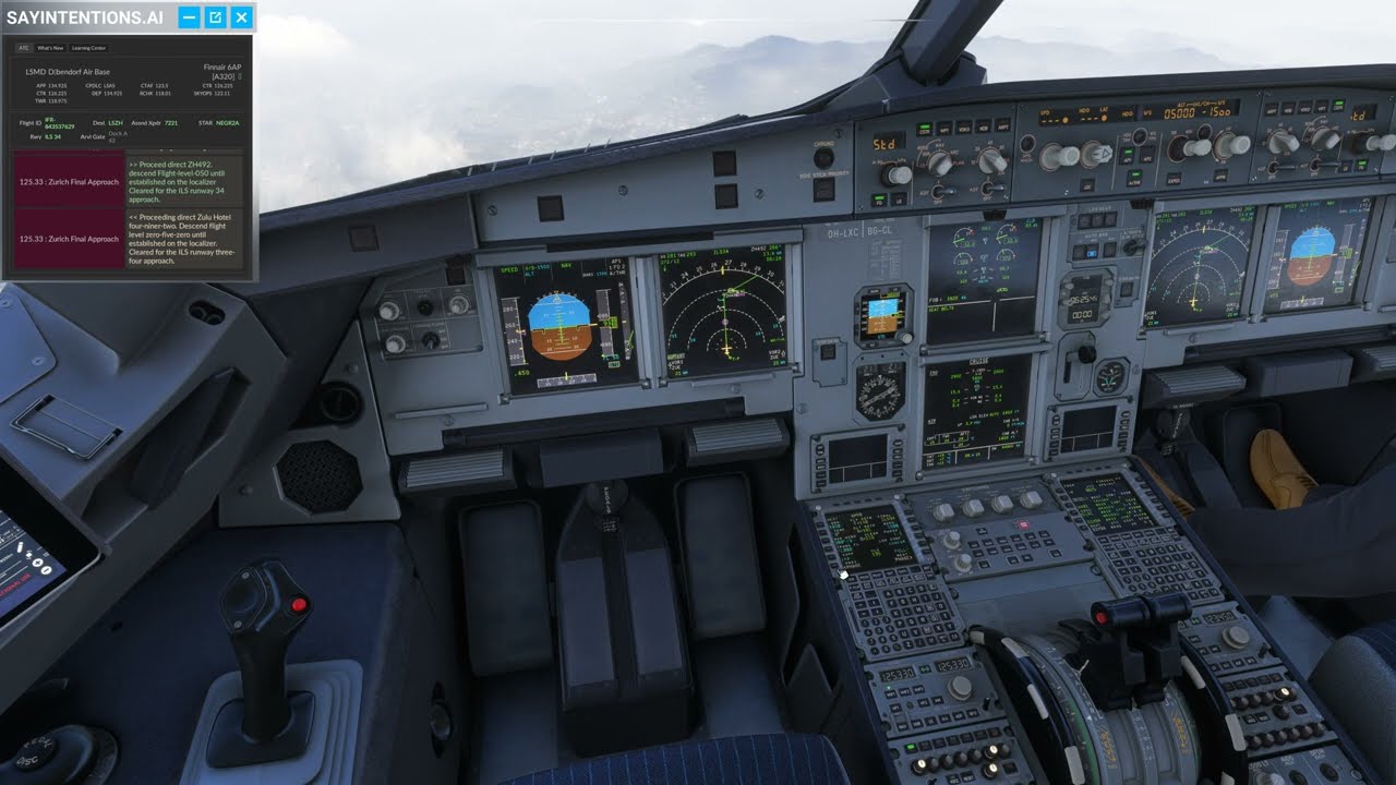 Fenix A320 BFU | Foggy Approach into Zurich, Runway in Sight at Minimums | AY1511 | MSFS 2024