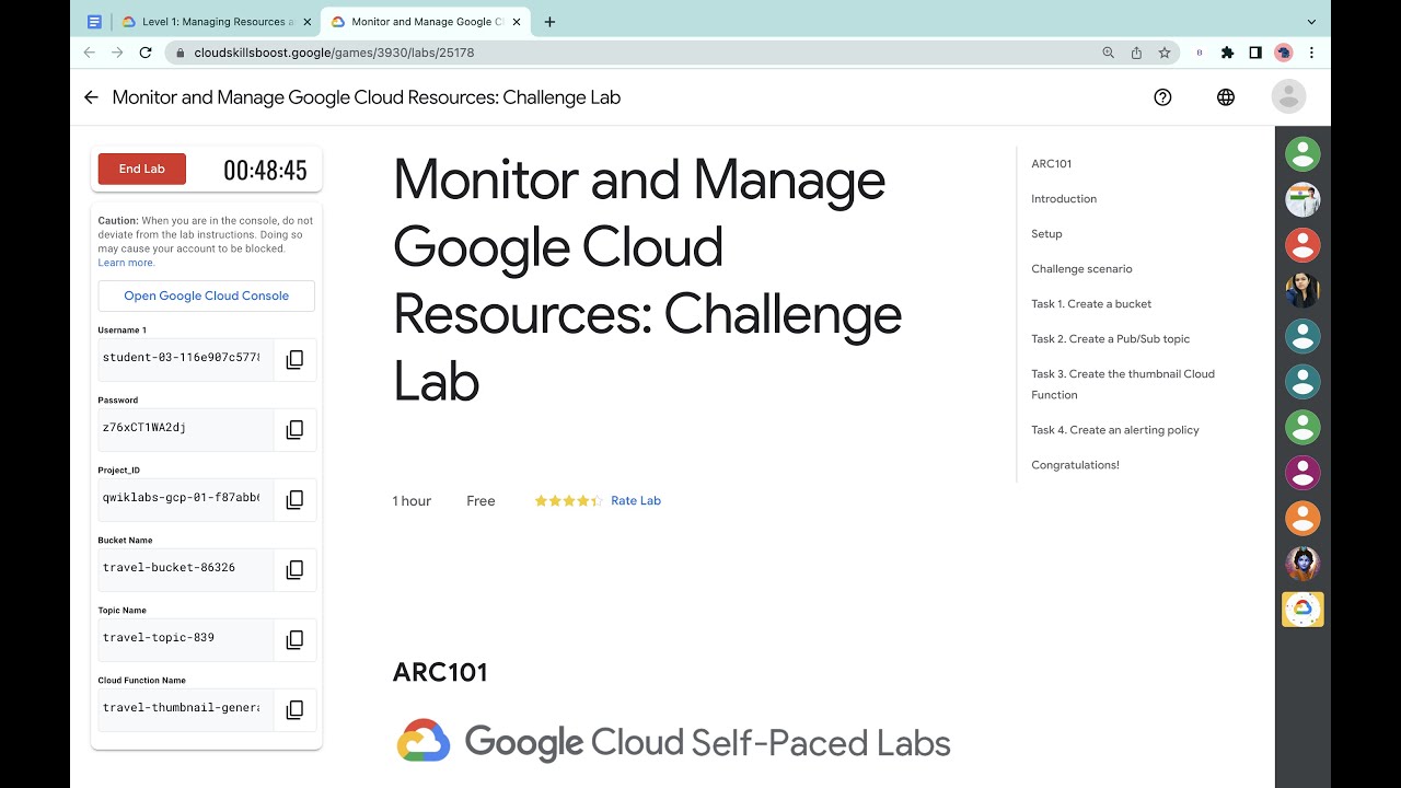 Monitor and Manage Google Cloud Resources: Challenge Lab || #qwiklabs | #ARC101 [With Explanation🗣️]