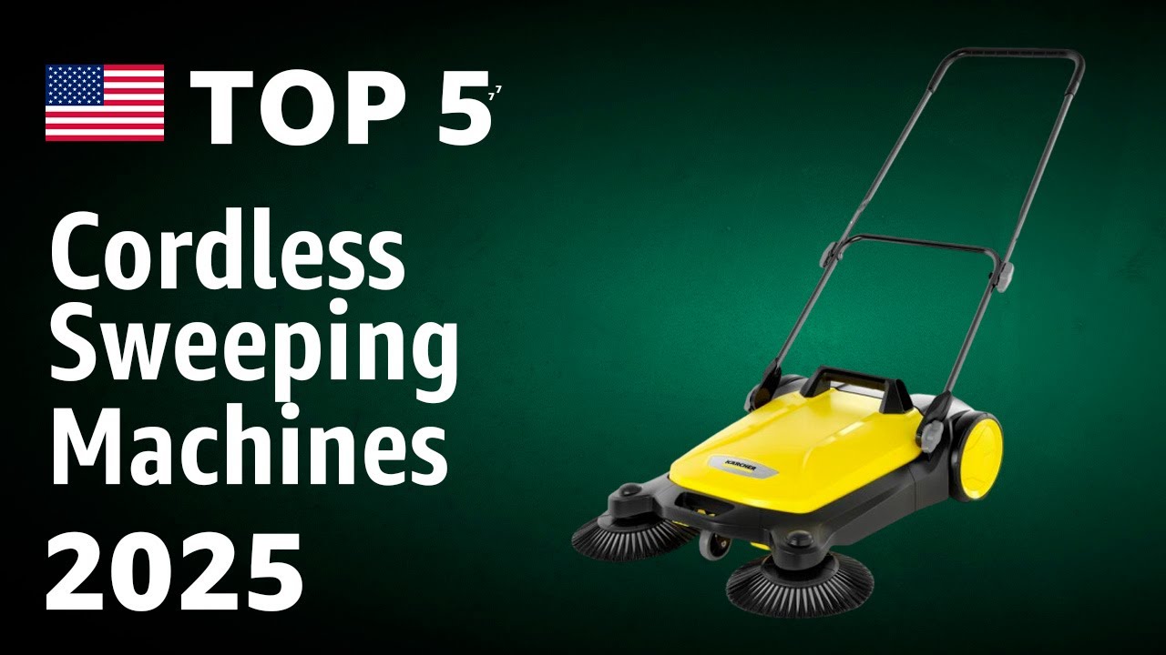 TOP—5. Best Cordless Sweeping Machines 2025