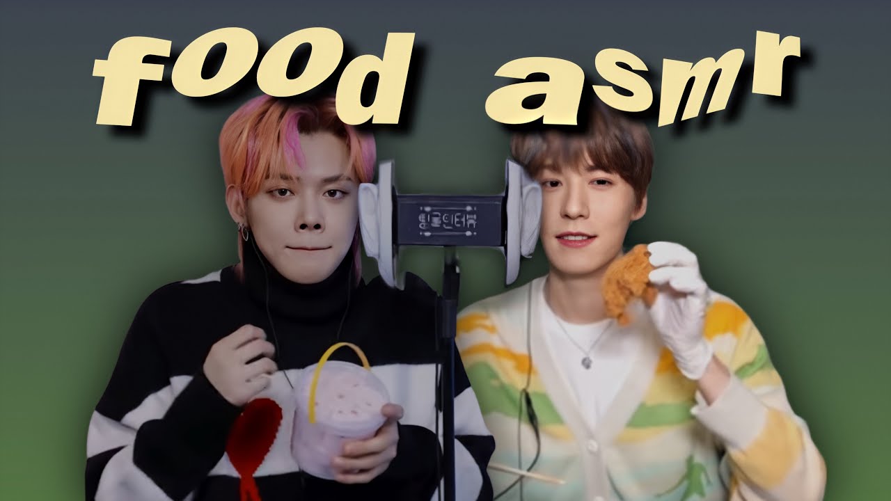 kpop idols doing food sounds asmr (crunchy sounds, chewing)
