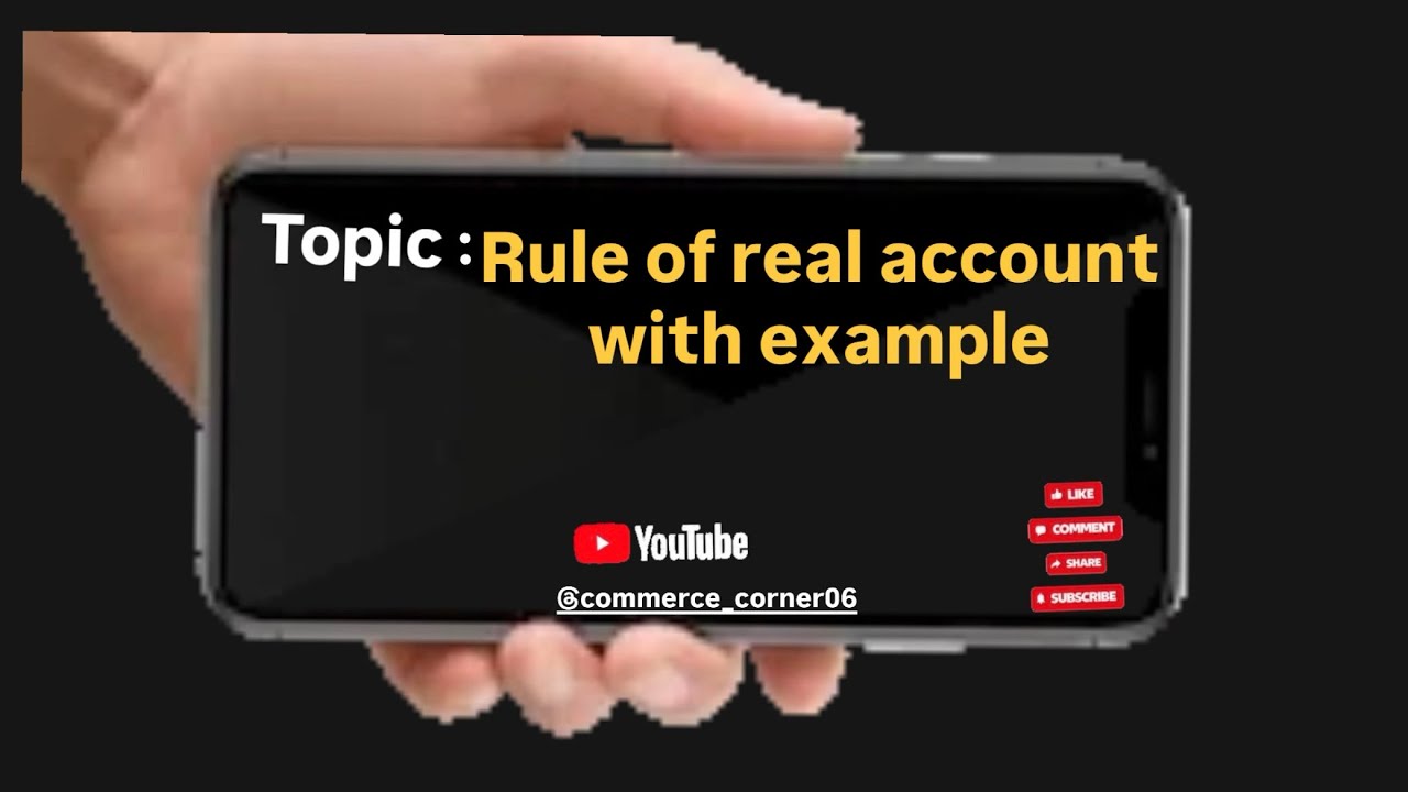 Rule of real account