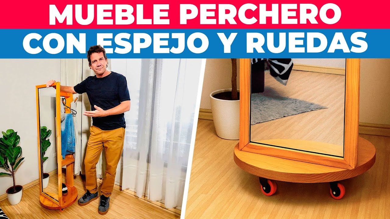 Cómo hacer un mueble con espejo funcional
