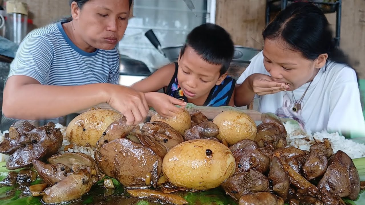 ADOBONG ATAY NG MANOK WITH BOILED EGG REQUEST!