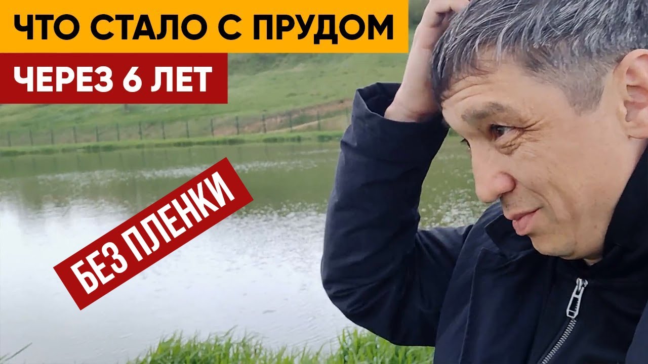 Без Пленки! Глиняный пруд.| Что стало с прудом из глины через 6 лет? Показываю этапы строительства.