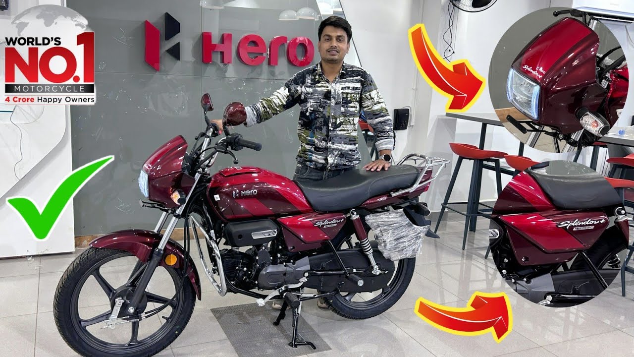 Finally Ye Hai Hero Splendor Plus Xtec 2.0 With 11+ New Updates | splendor xtec 2.0 Mileage & Price