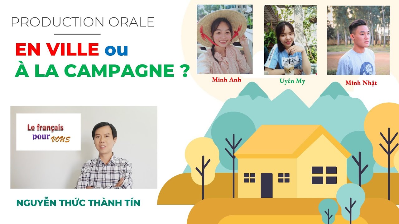 Production orale - En ville ou à la campagne ?