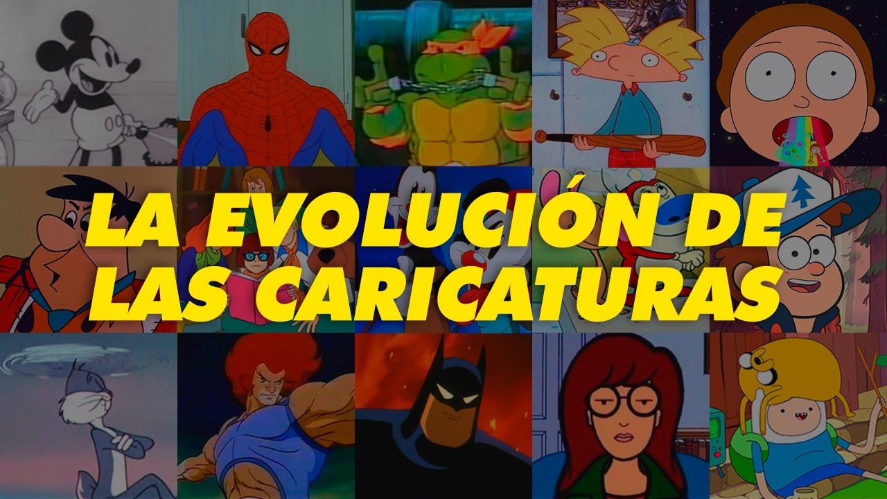 La Evolucion de los dibujos animados (1929-2017)