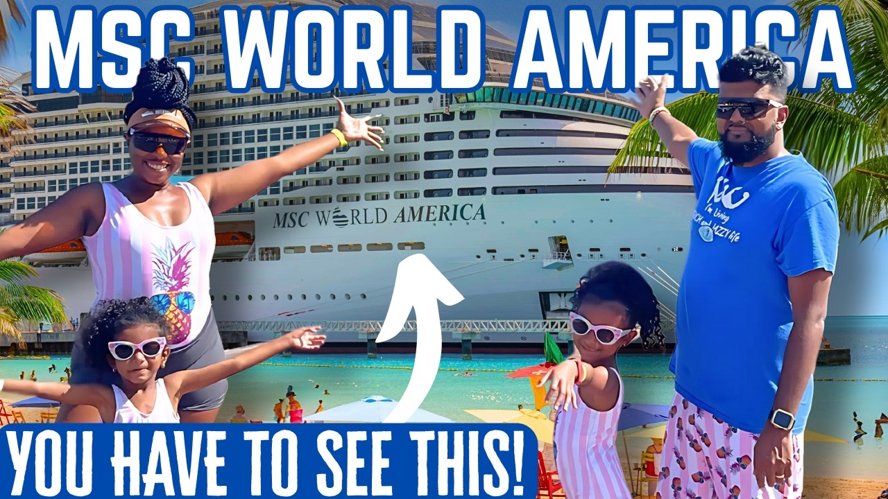 This Brand-New Cruise Ship Just Blew Us Away | MSC World America Day 1