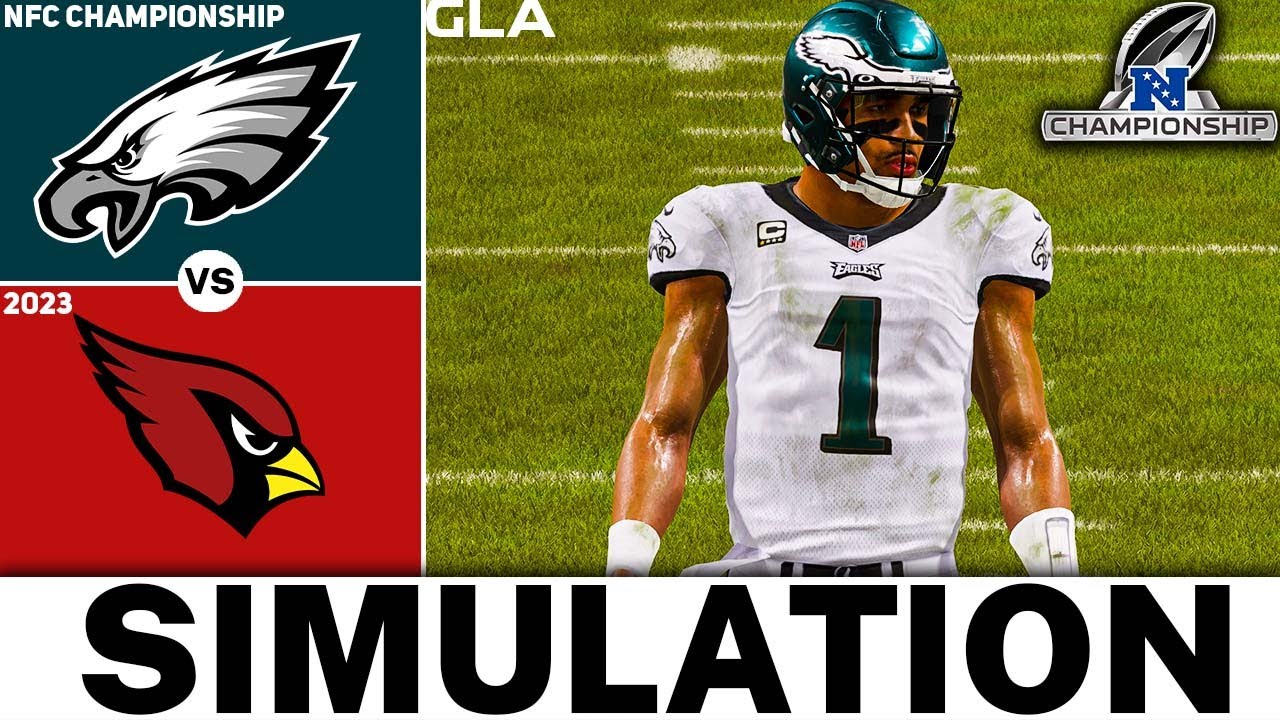 Eagles vs. Cardinals 2023 NFC Championship Simulation | Madden 22 Updated Rosters PS5