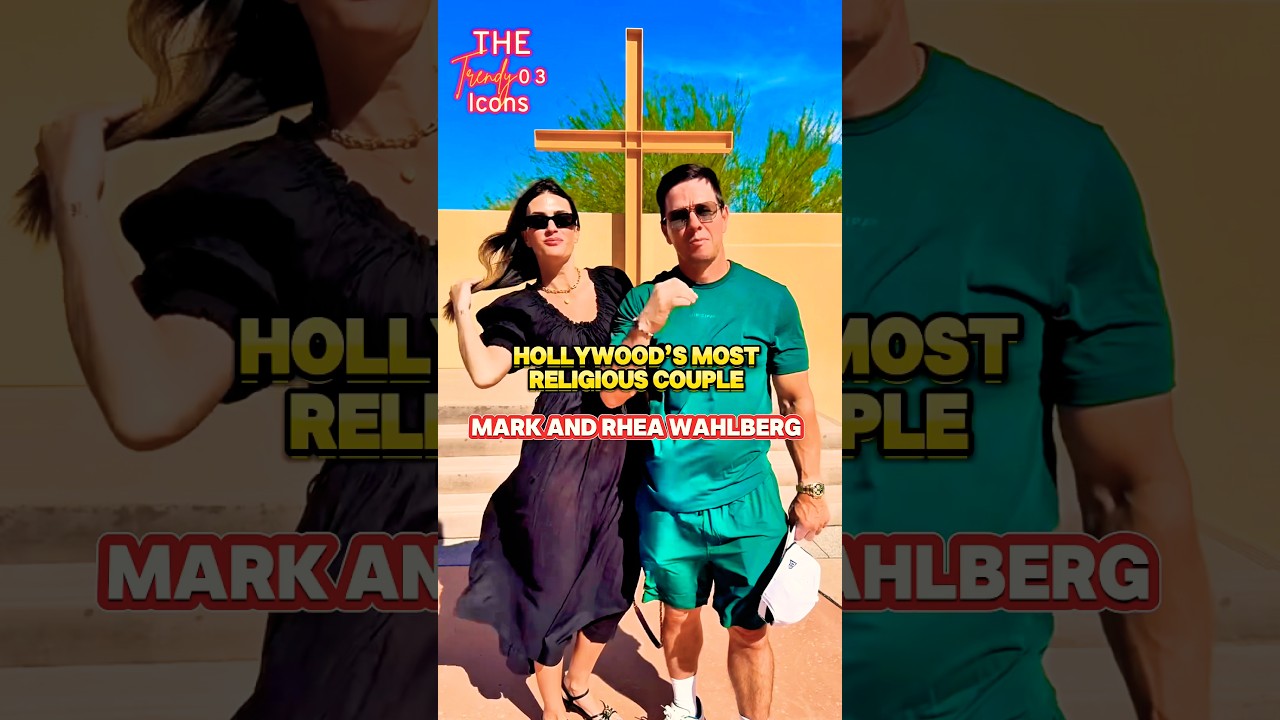 Hollywood&rsquo;s most religious couple, Mark & Rhea Wahlberg. #markwahlberg #religion #shorts