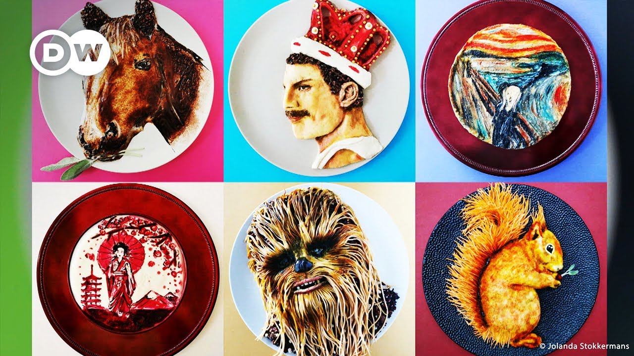 Works Of Art Made Entirely Out Of Food | Jolanda Stokkermans Edible Art
