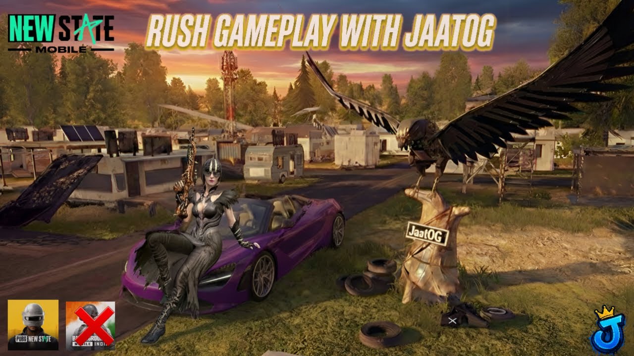 💥 1v4 CLOSE RANGE GOD! 🔥 Intense Rush Gameplay - New State Mobile Live | JaatOG