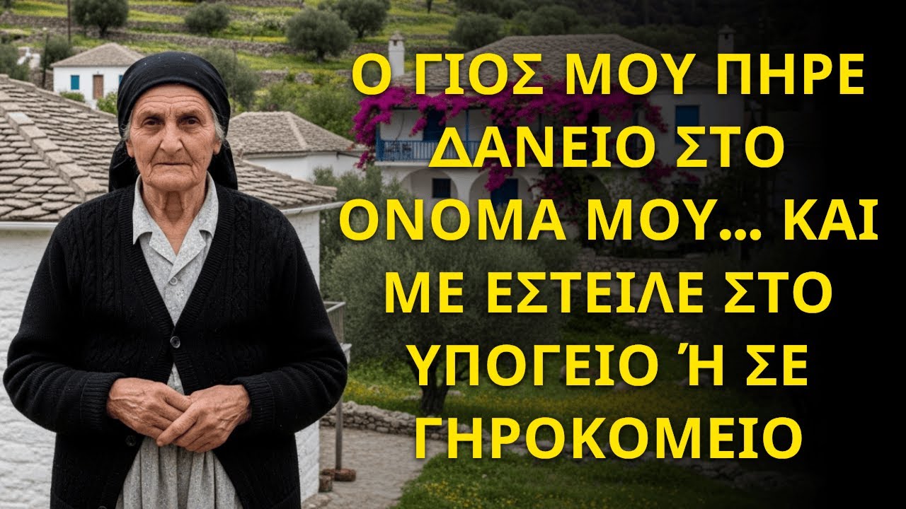 Ο ΓΙΟΣ ΜΟΥ ΠΗΡΕ ΔΑΝΕΙΟ ΣΤΟ ΟΝΟΜΑ ΜΟΥ… ΚΑΙ ΜΕ ΕΣΤΕΙΛΕ ΣΤΟ ΥΠΟΓΕΙΟ Ή ΣΕ ΓΗΡΟΚΟΜΕΙΟ