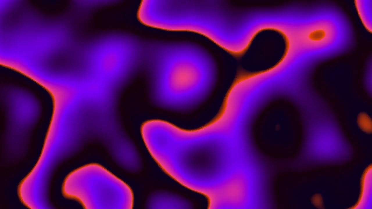 2h Psychedelic Witch Neon Background | No Sound 4K