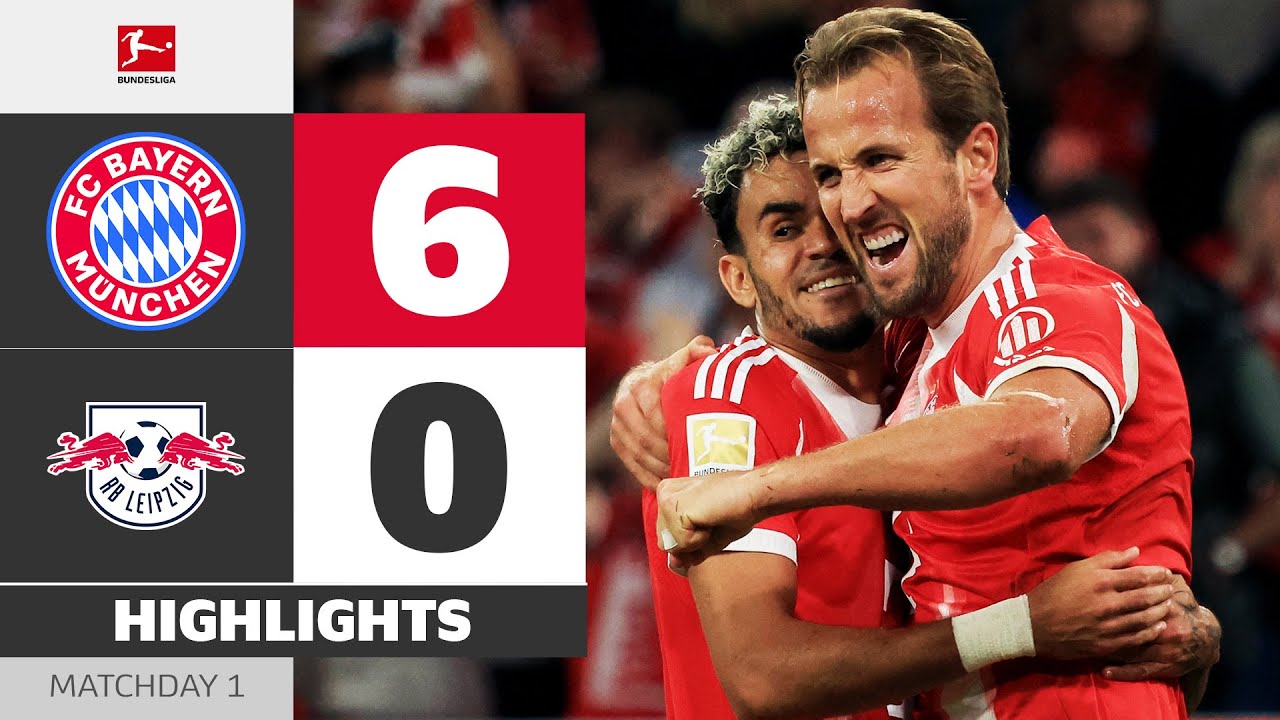 Kane On FIRE! | FC BAYERN - RB LEIPZIG | Highlights | Matchday 1 &ndash; Bundesliga 2025/26