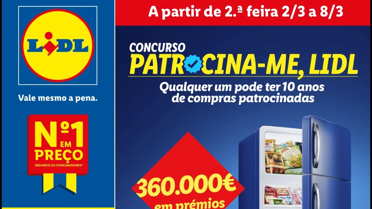 LIDL Promoções a partir de 02.03 - 08.03.2026   Versão televisiva