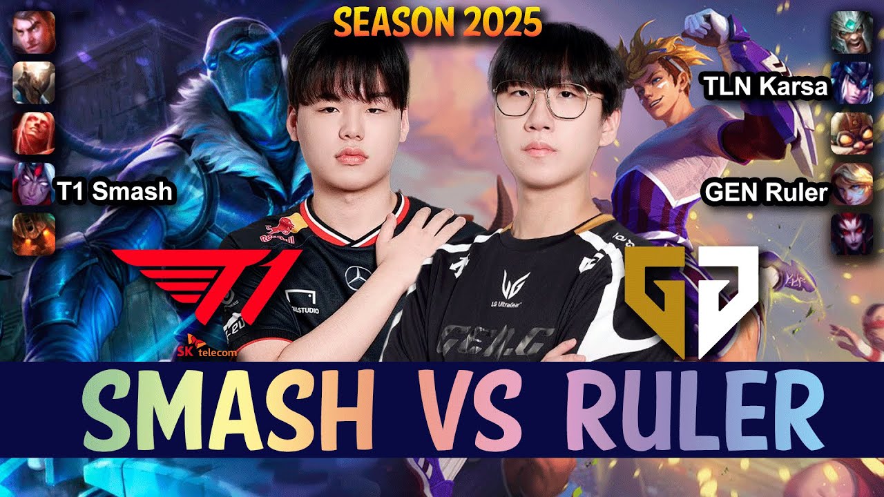 T1 Smash vs GEN Ruler - Smash VARUS vs Ruler EZREAL ADC - Patch 25.10 KR Ranked | lolrec