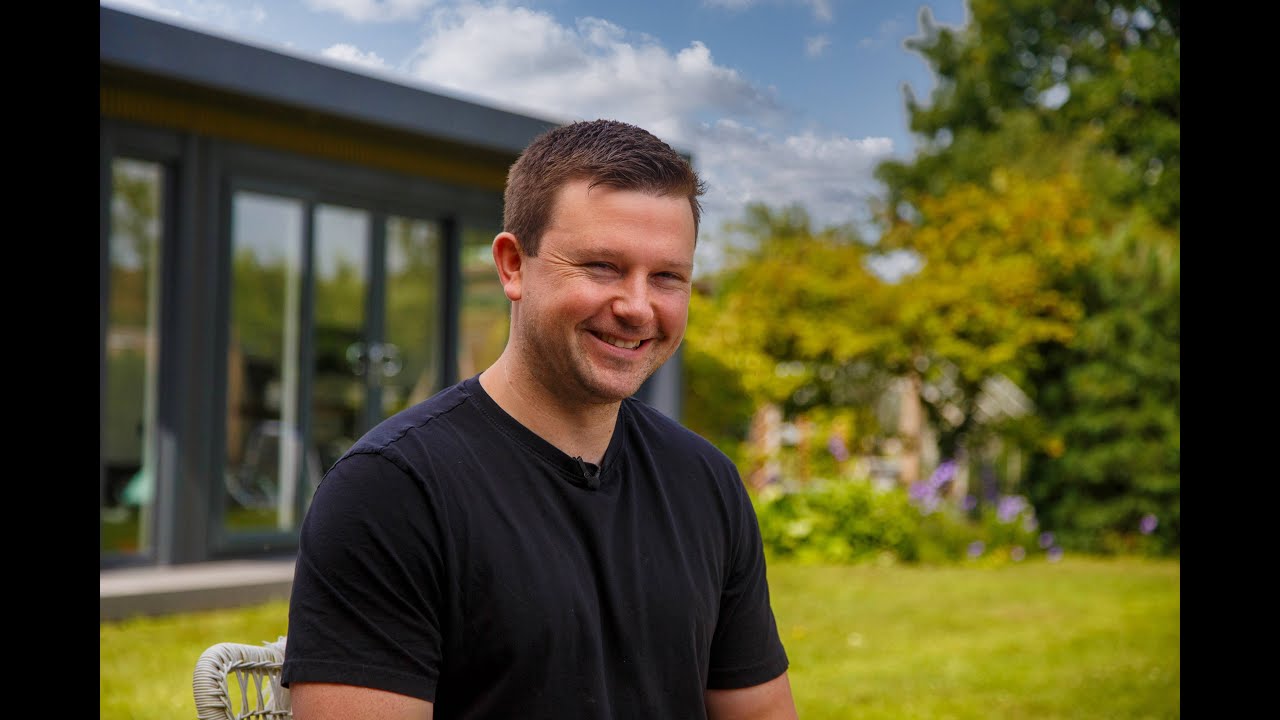 Garden Office and workout area, the Clayton families Garden Room | Cosy Garden Rooms in Nottingham