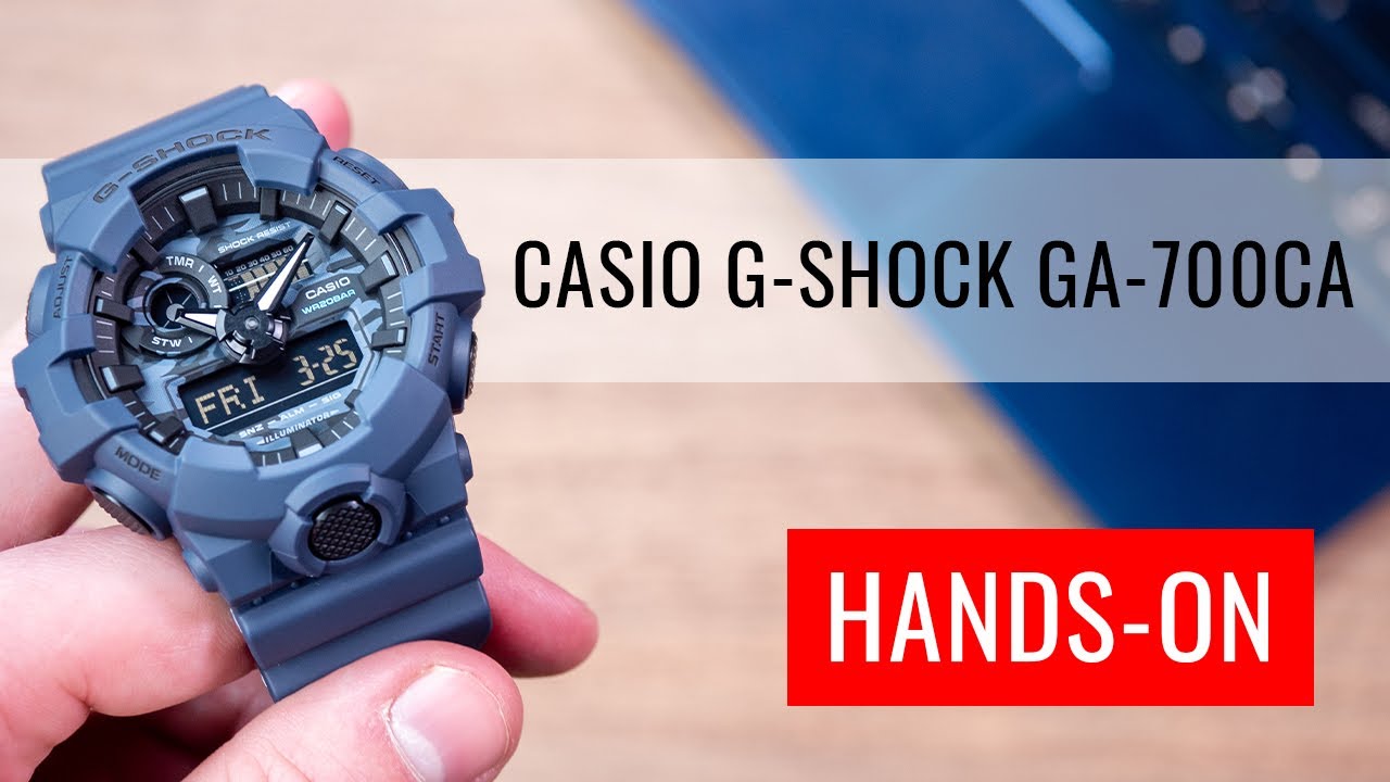 HANDS-ON: Casio G-Shock Original GA-700CA-2AER Utility Camo Series
