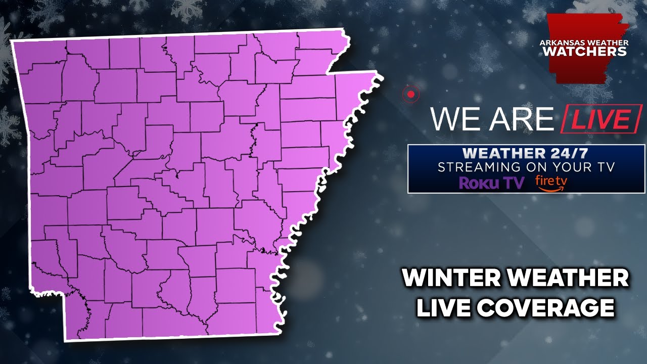 🚨 LIVE - MAJOR Winter Storm LIVE Update🚨 #ARwx #snow   #fypviralシ