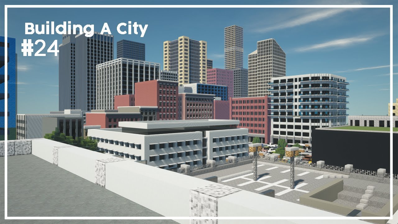 Building A City #24 // Adding More Offices // Minecraft Timelapse