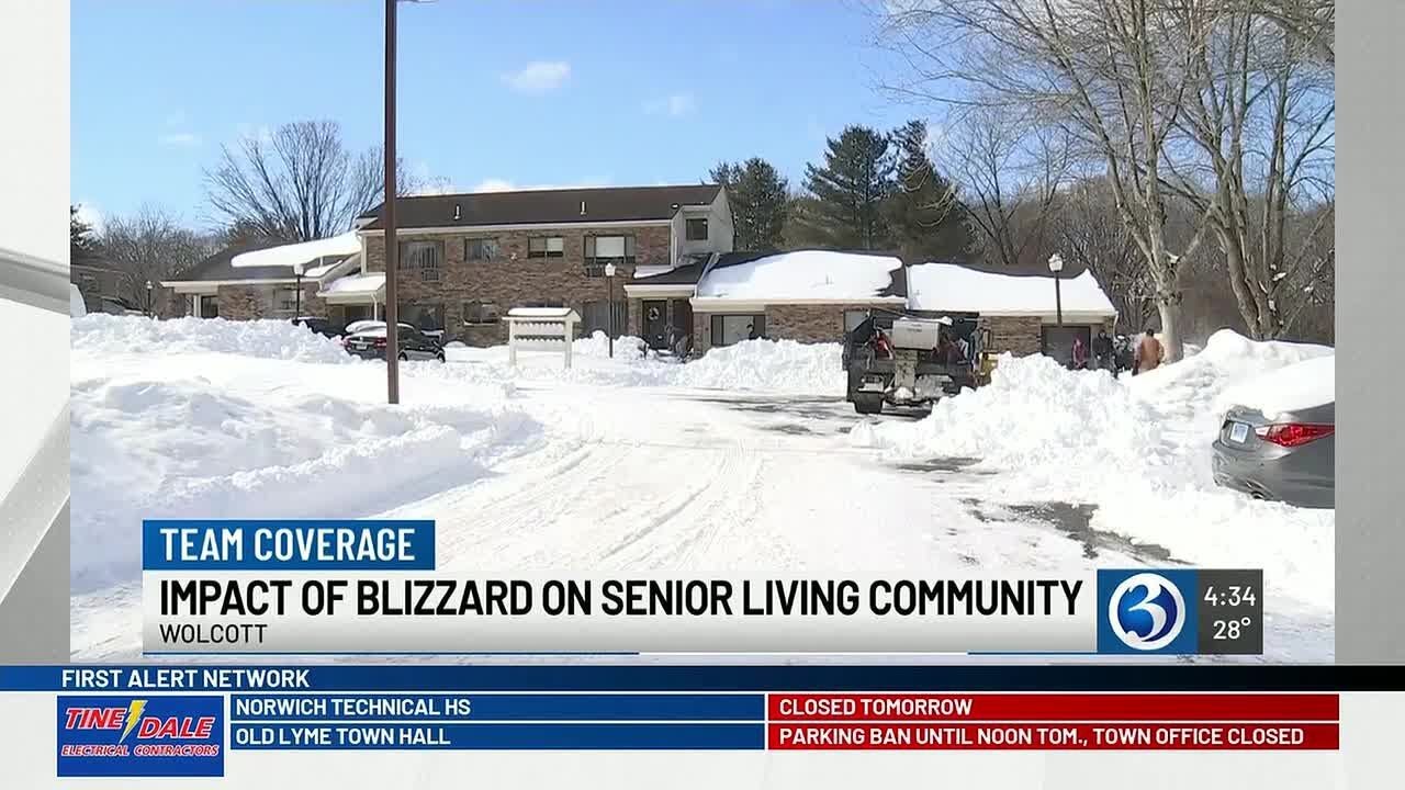 Seniors trapped in Wolcott apartment complex for more than a day after Blizzard Calvin, mayor cal...