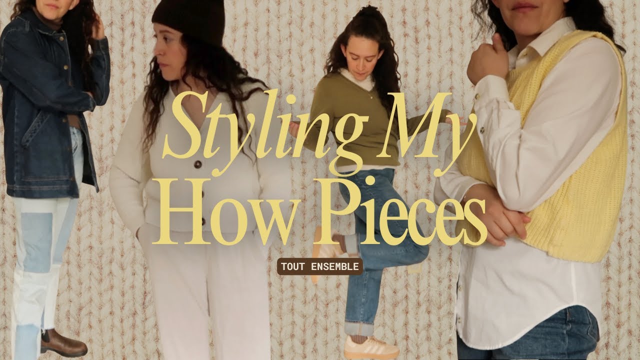 FASHION SHOW AT LUNCH | try on easy mom outfits with me