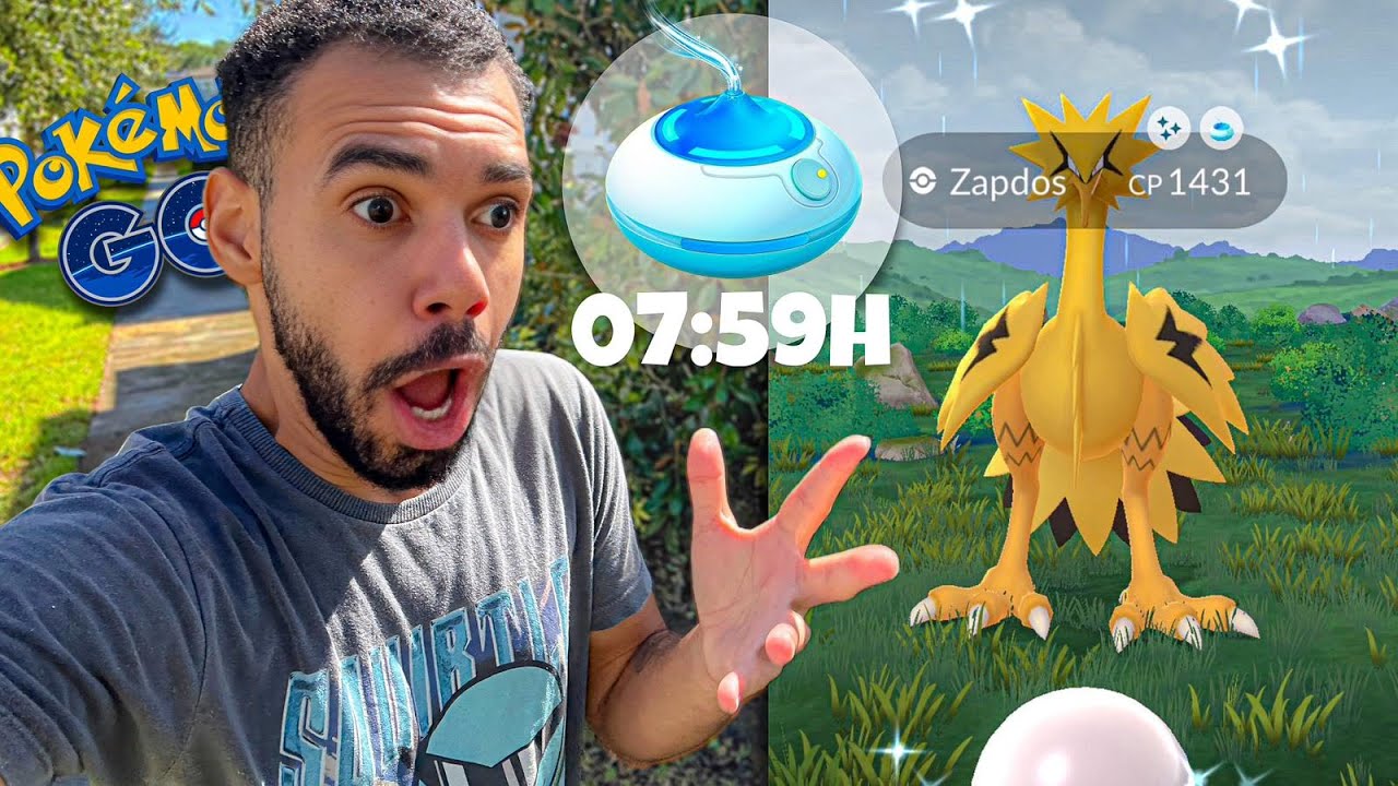 MEU PRIMEIRO ✨SHINY✨ DE GALAR COM 8 HORAS DE INCENSO!!! 🤯 #pokemongo