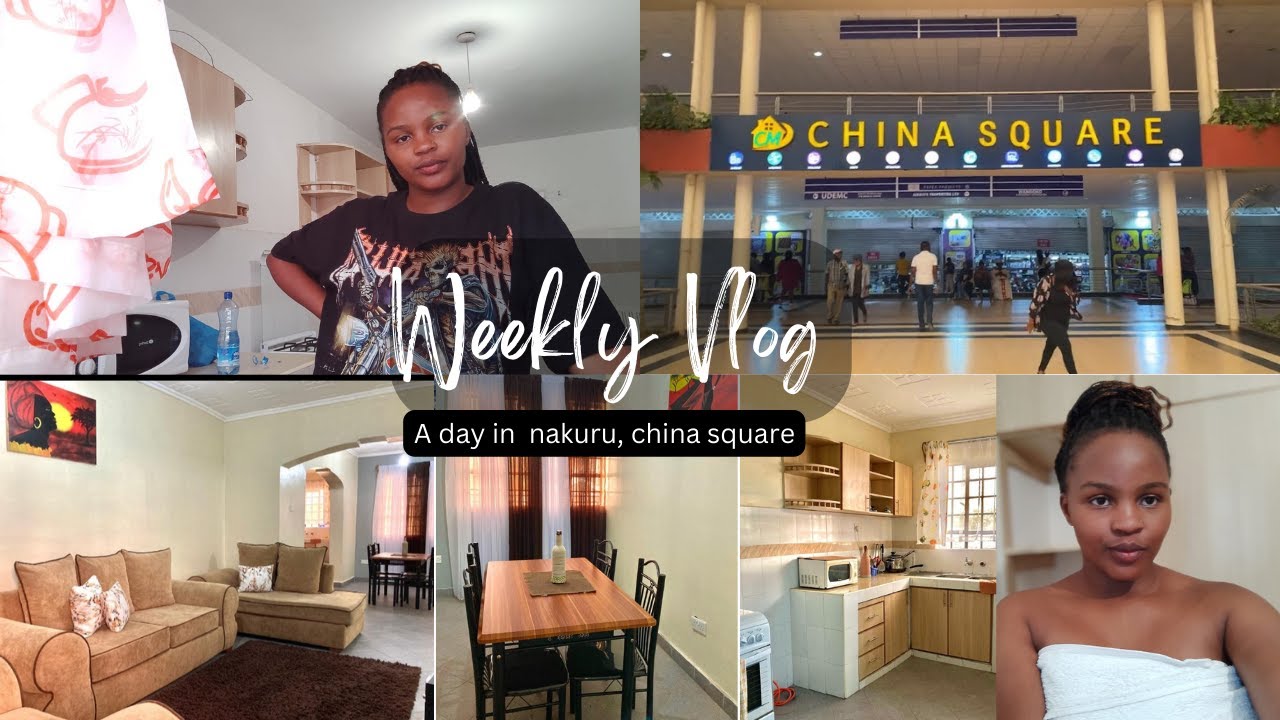 Spend a day with me in Nakuru// bnb apartment tour// China square