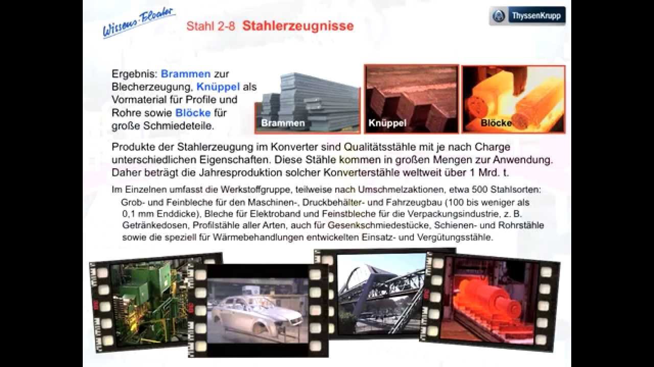 Stahl 2 - Vom Roheisen zum Stahl - Wissensfloater 75