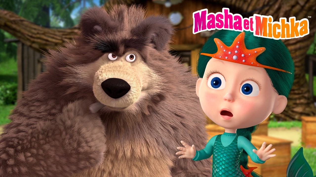 👀🙀 Incroyable ! 🦕🐻 L'ancêtre De Michka et Une drôle de prise 👸🧜‍♀️ Masha et Michka 👱‍♀️🐻