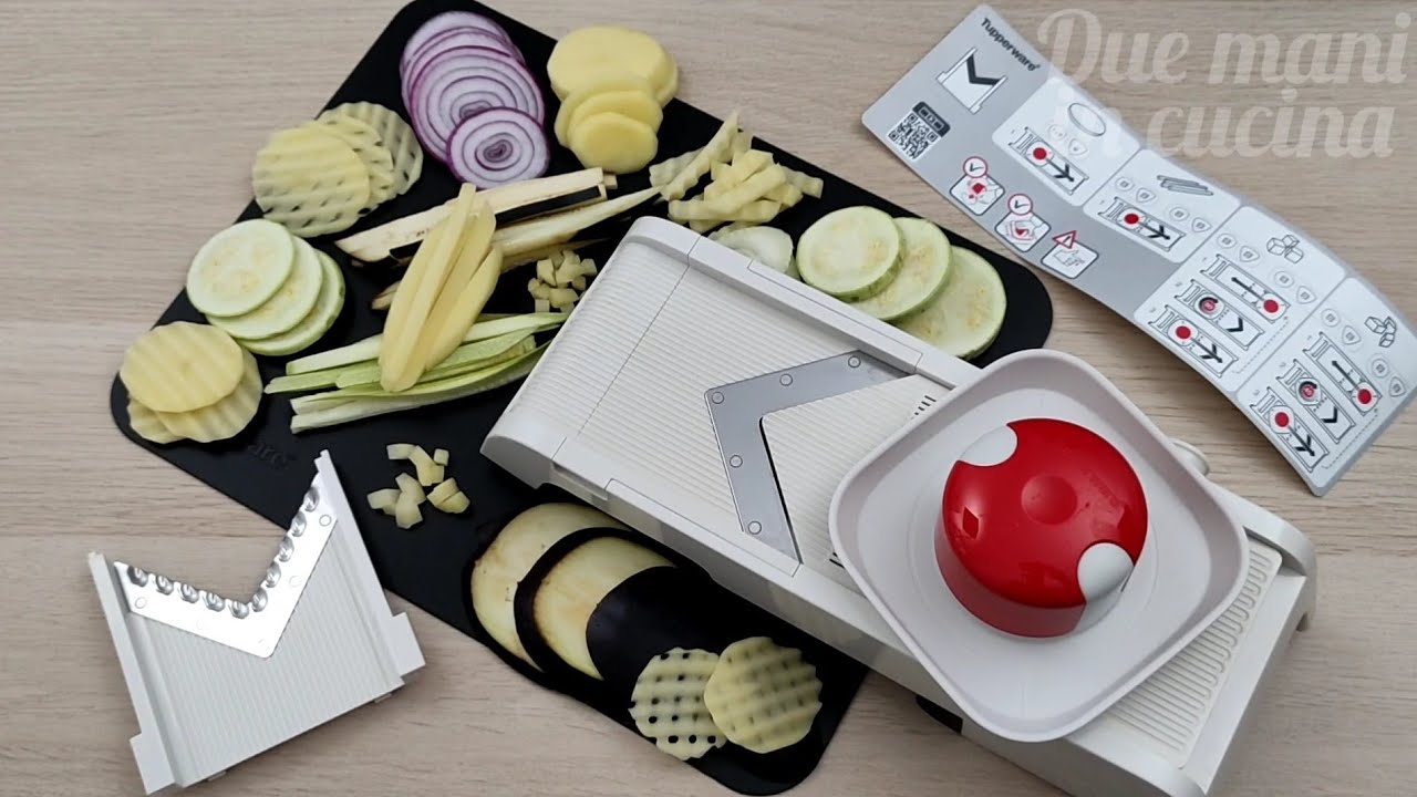 Mandolino Mando Chef MandoChef Mandolina Tupperware
