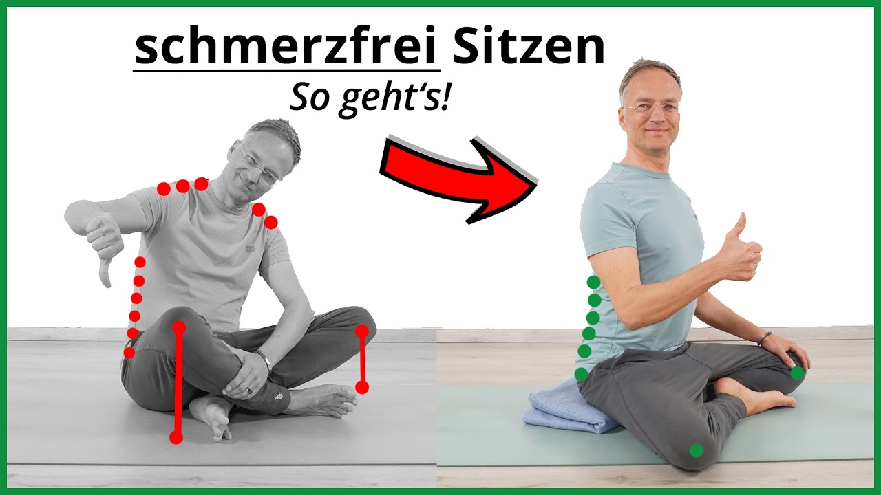 MEDITATIONSSITZ FINDEN: 4 bequeme Sitzhaltungen für Anfänger