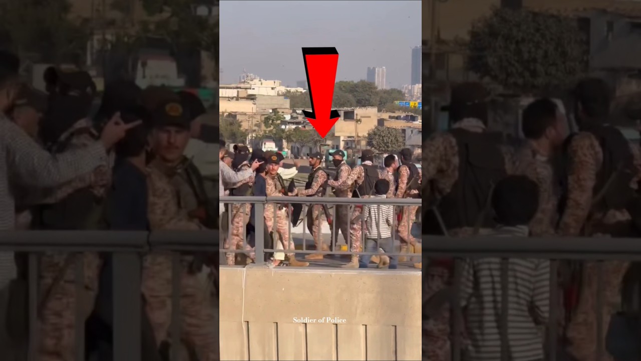 Rangers in action 🥴 #karachi #shorts