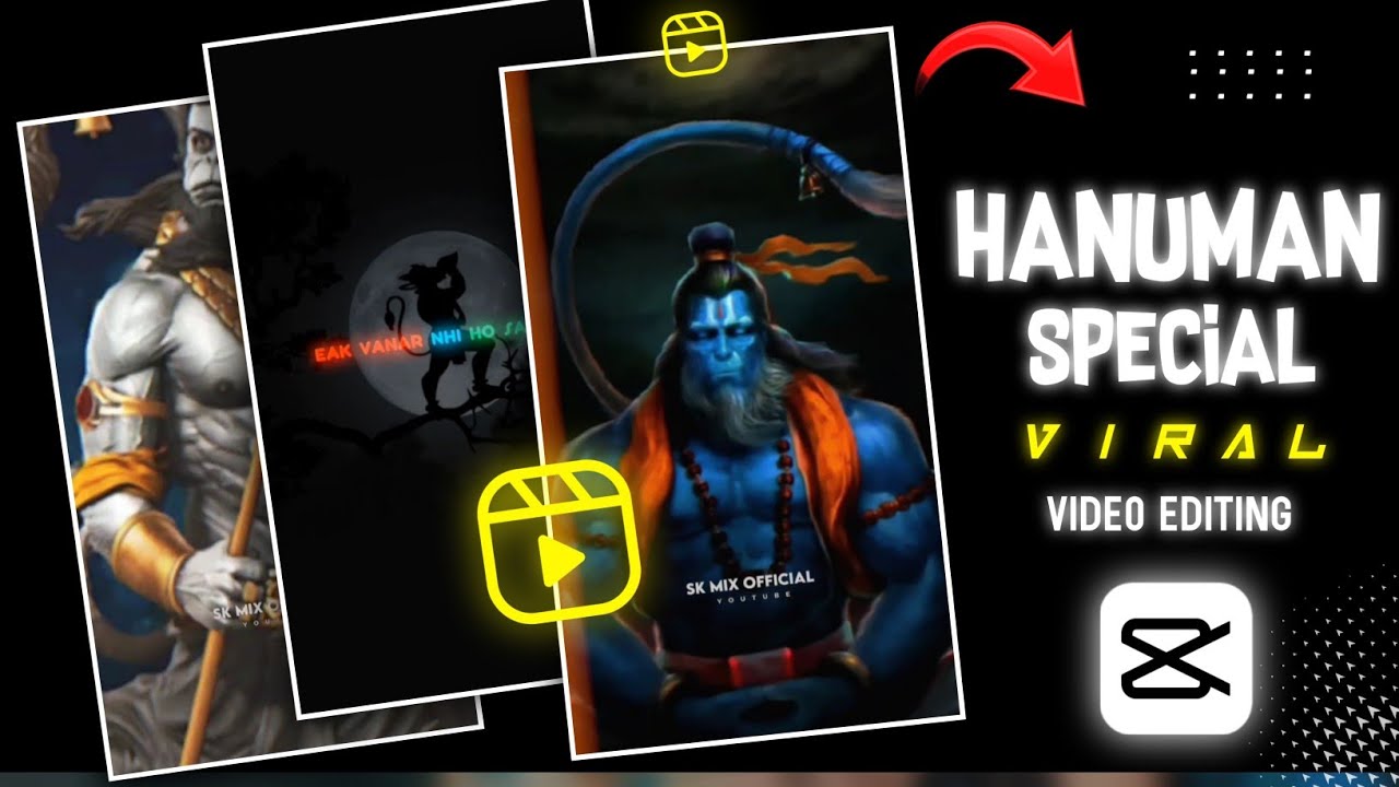 Hanuman Ji Special Status Video Editing | Capcut Photo Video Editing | Reels viral video editing