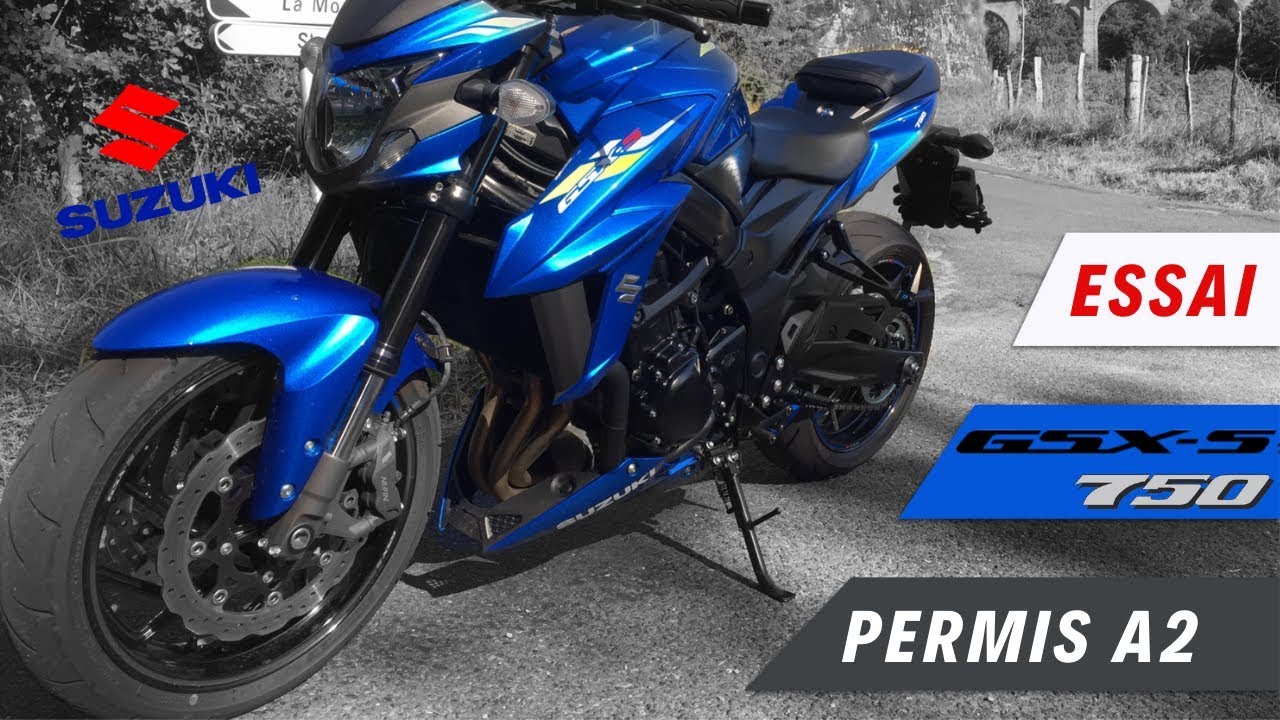 GSX-S 750 A2 ☣️ L' ESSAI D'UN 4 CYLINDRES A2