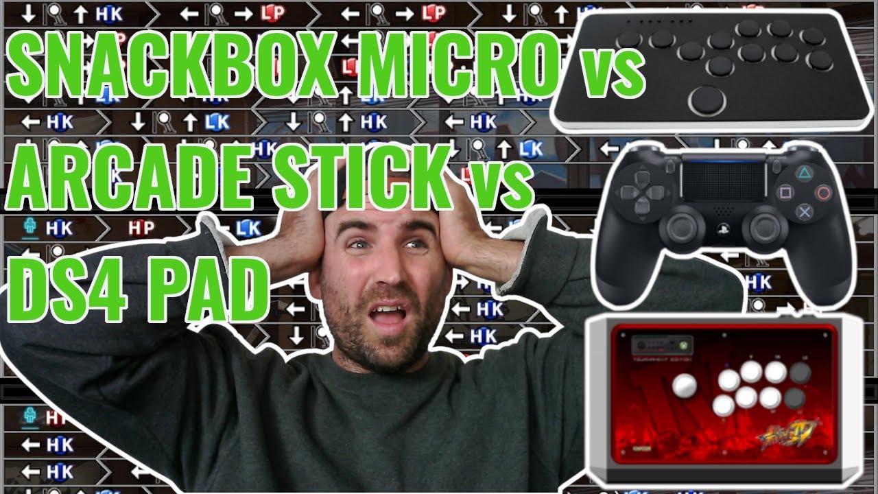 Snackbox Micro vs Arcade Stick vs PS4 Controller which controller is optimal / best for me?