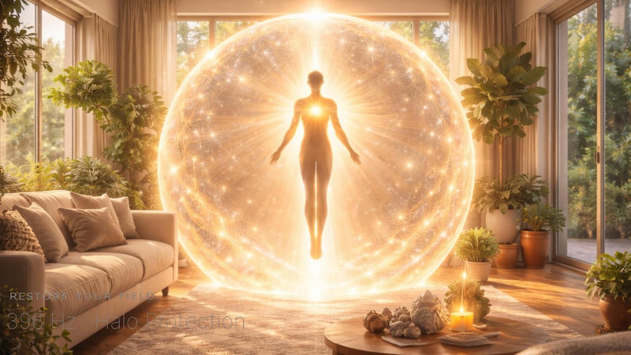 Feel Safe & Grounded | 396 Hz Energy Shield Sound Field (1 Hour)
