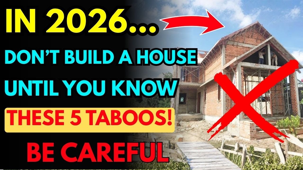 In 2026, Never Build a House Before Knowing These 5 Taboos &ndash; Watch This First to Avoid Bad Luck