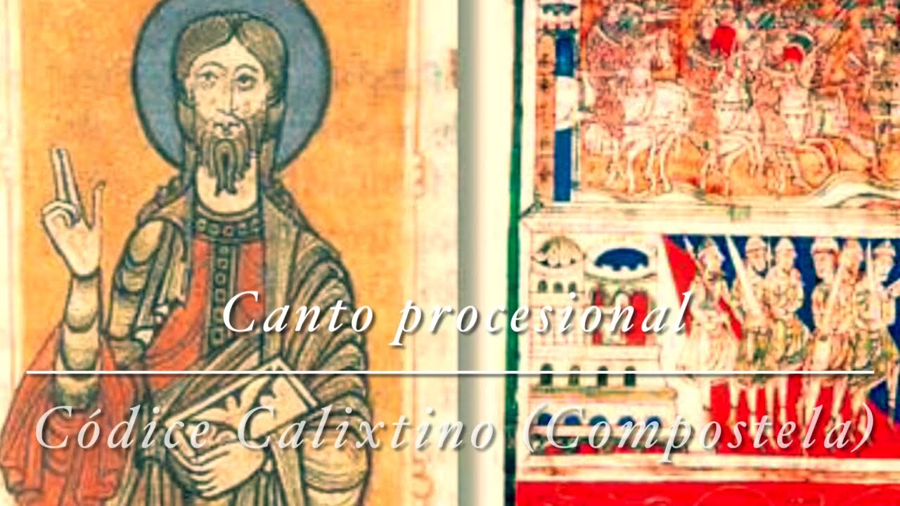 Canto procesional do Códice Calixtino en Musa solista e coro de musas medievais e gaita tenor