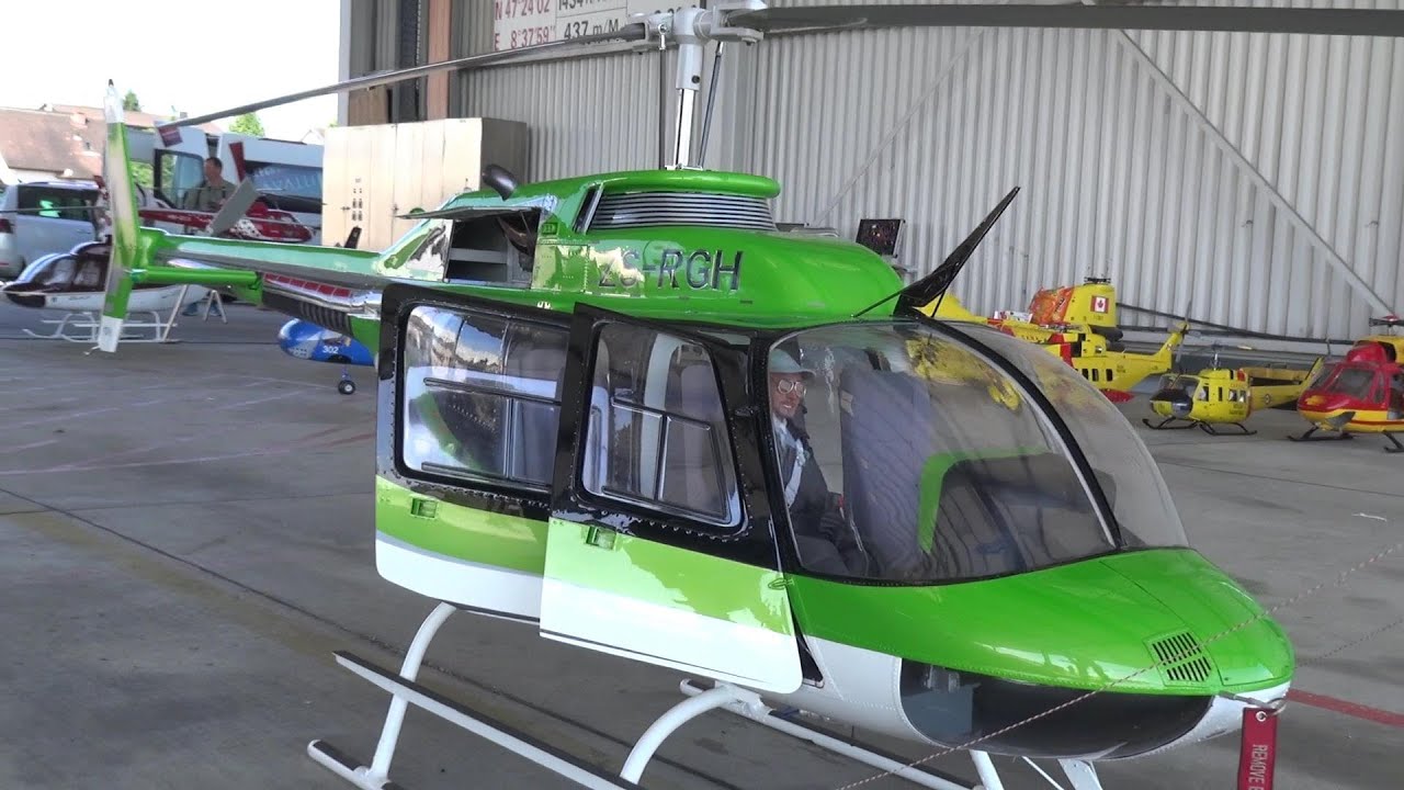 RC-Helicopter Huge Scale Jet Ranger Bell 206-B3 Turbine High detailed RC Model