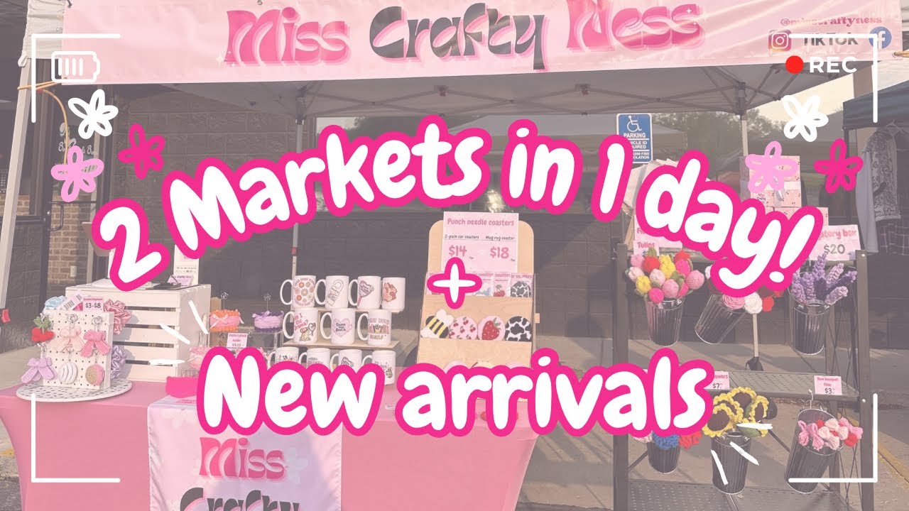 2 Markets in 1 day! 🎀 WORTH IT!!! 🥹 // Prep, New arrivals and Market rundown 🫶🏼