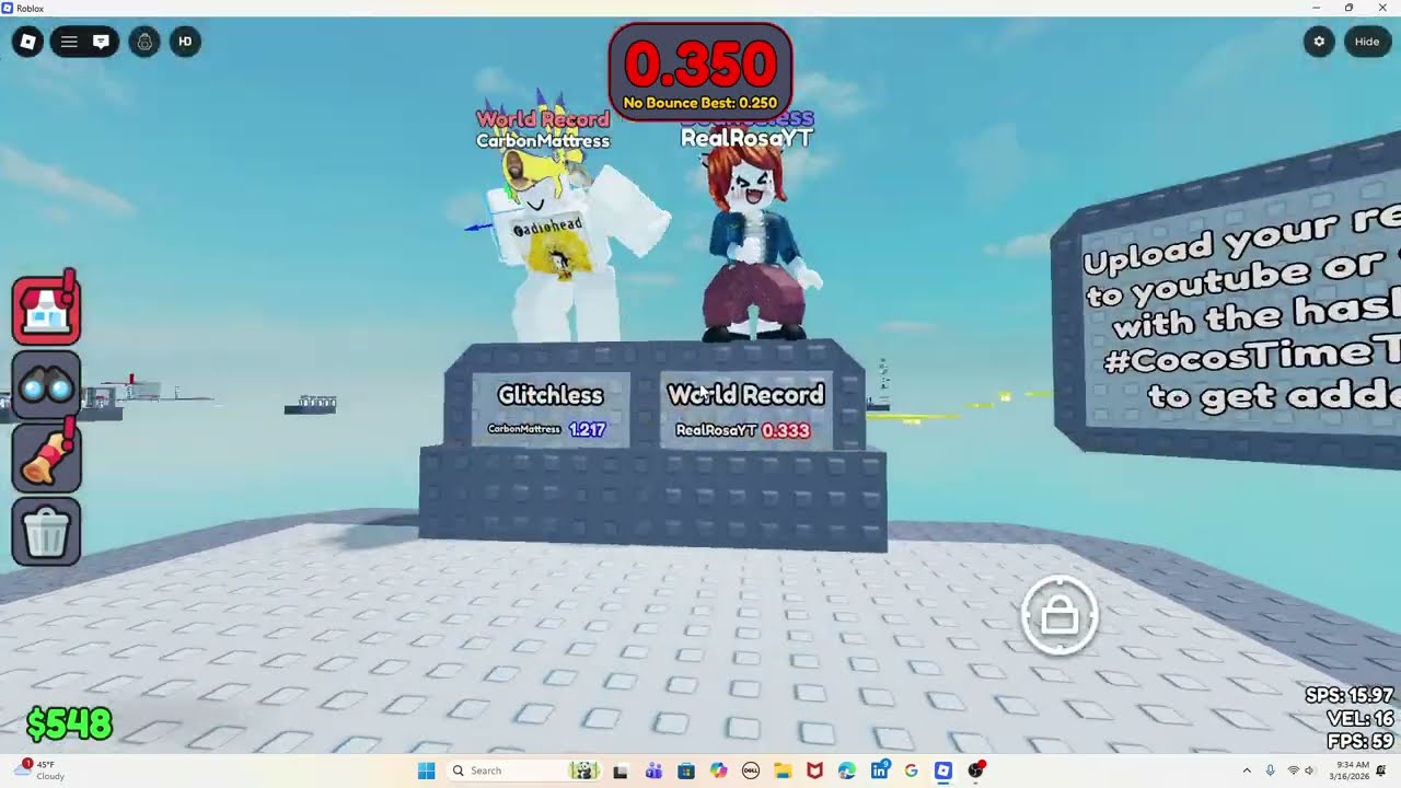 i played cocos rime trial 2 and got a record.#CocosTimeTrial2