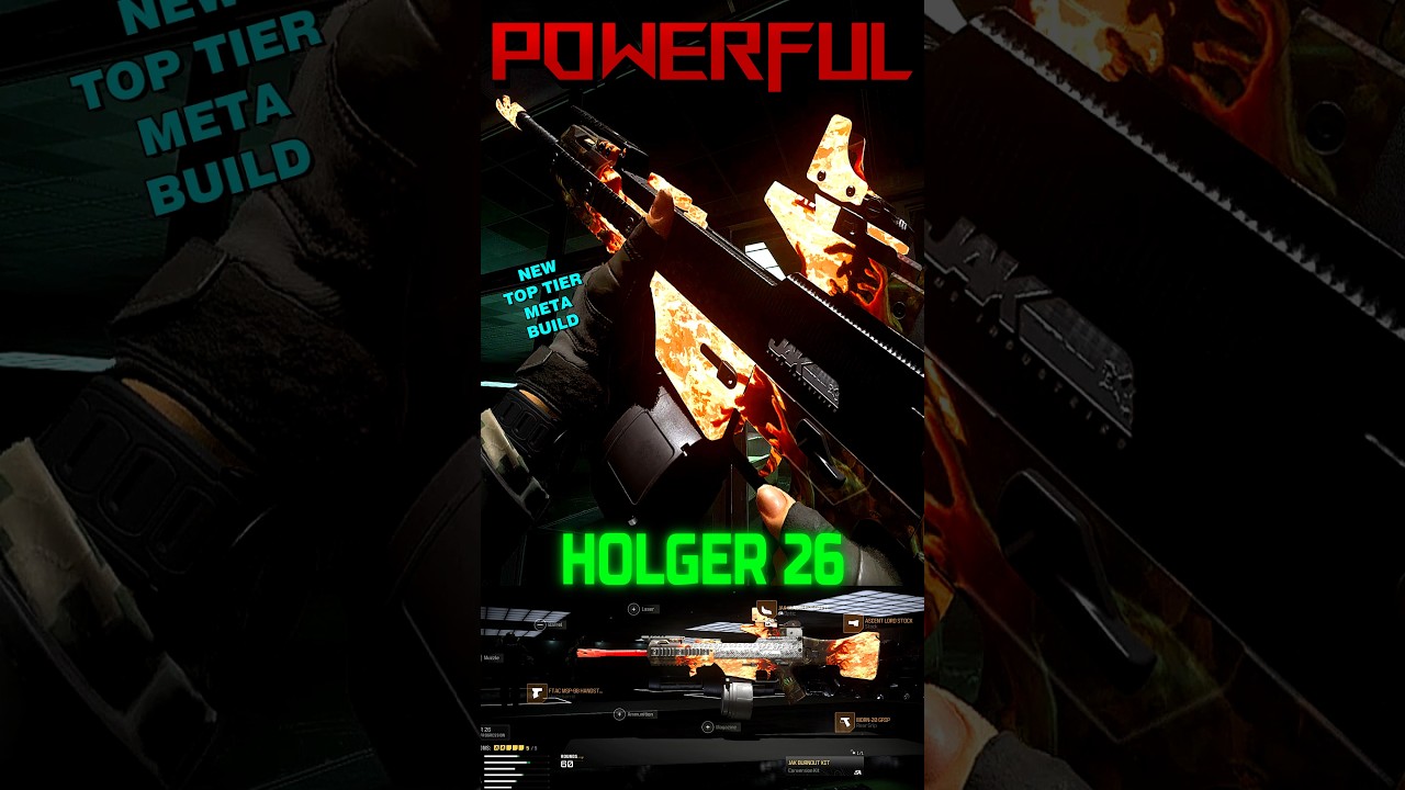 This *HOLGER 26* JAK BURNOUT Build is POWERFUL in MW3 | Best Class Setup | META | COD #shorts #viral