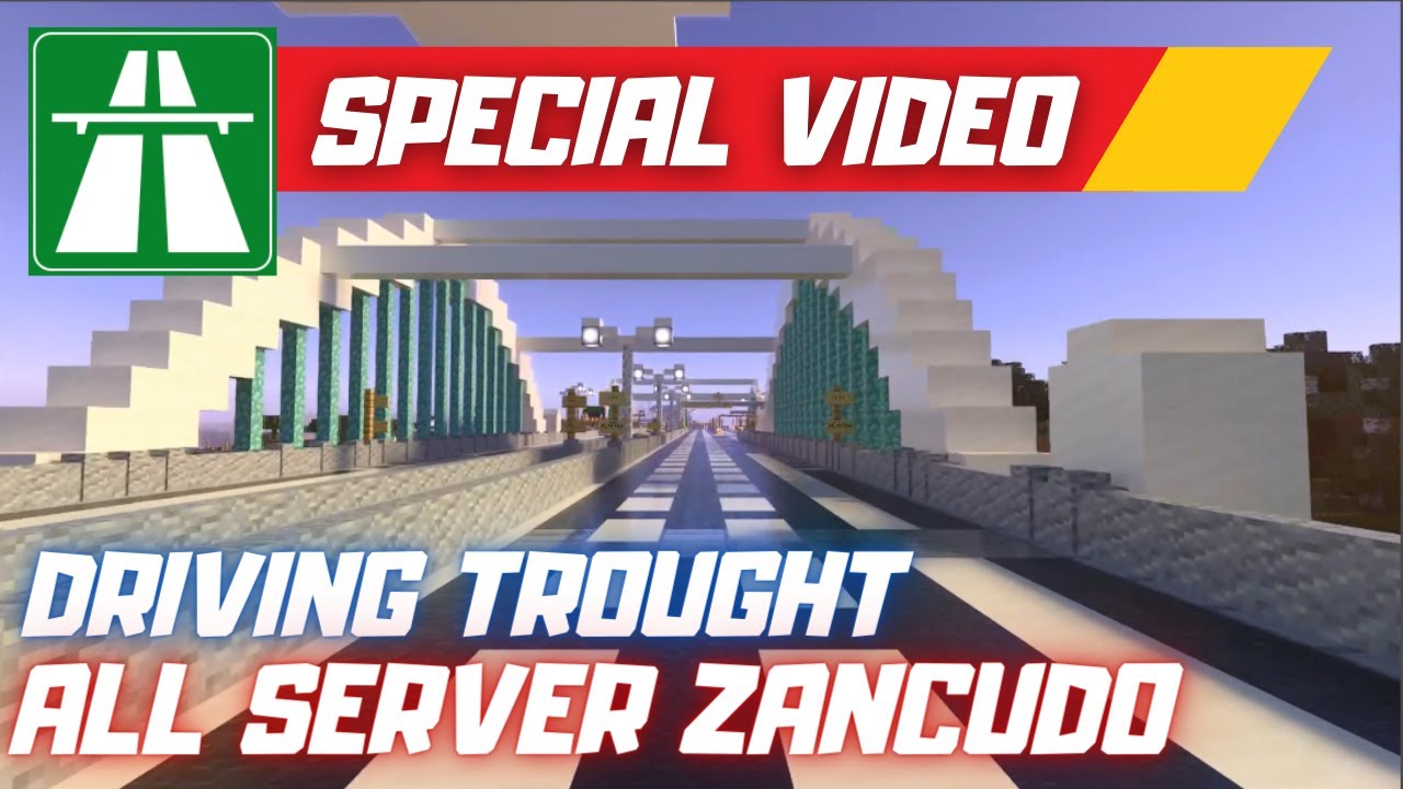 Minecraft LONGEST HIGHWAY TRIP EVER ! driving ALL ACROSS SERVER ZANCUDO | 1 MLN VIEWS SPECIAL VIDEO