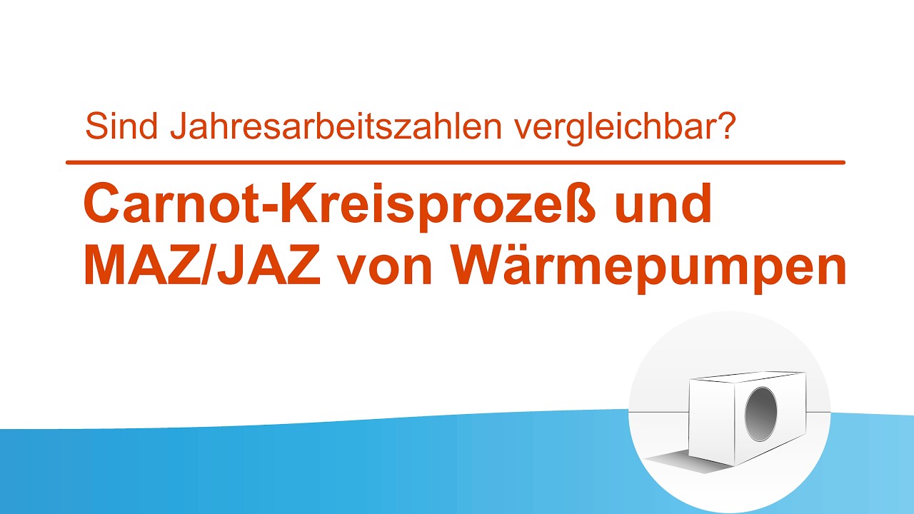 Carnot-Kreisprozeß - Kann man daraus eine JAZ oder MAZ für Wärmepumpen berechnen?