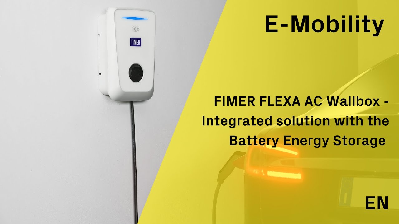 FIMER FLEXA AC Wallbox - Integrated solution with the Battery Energy Storage