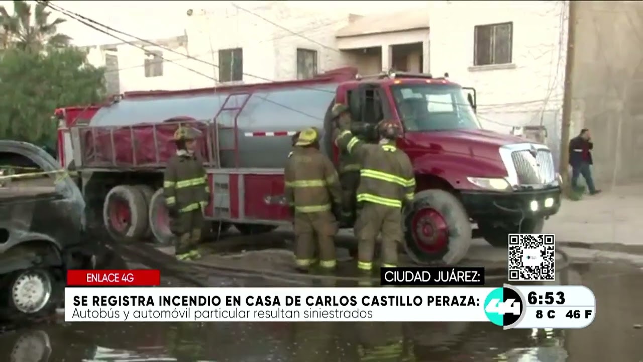 Se registra incendio en casa de la Carlos Castillo Peraza